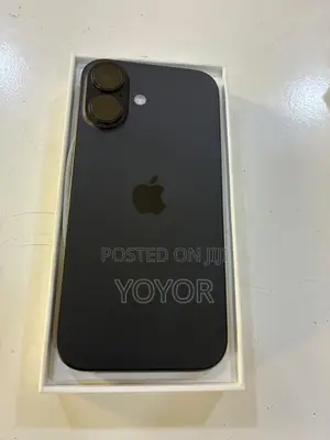 New Apple iPhone 16 128 GB Black