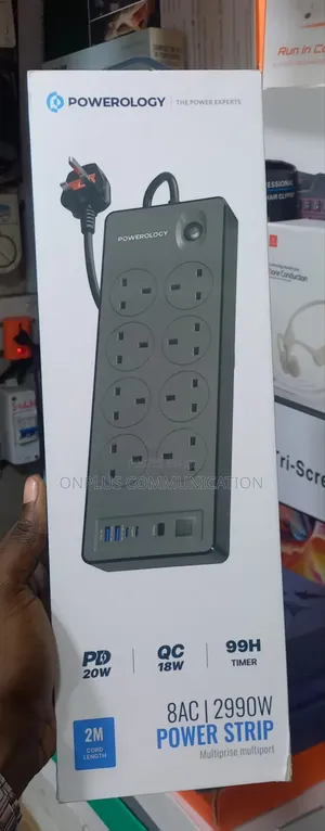 Powerology 8AC | 2990W Power 8 AC Sockets