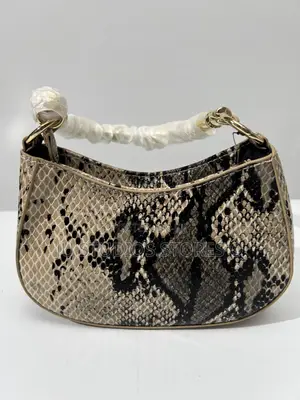 Lipsy London Snakeskin Print Curved Mini Shoulder Bag