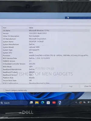 Laptop Dell Latitude 5490 8GB Intel Core i5 SSD 256GB