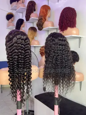 Human Hair Deepwave Wig