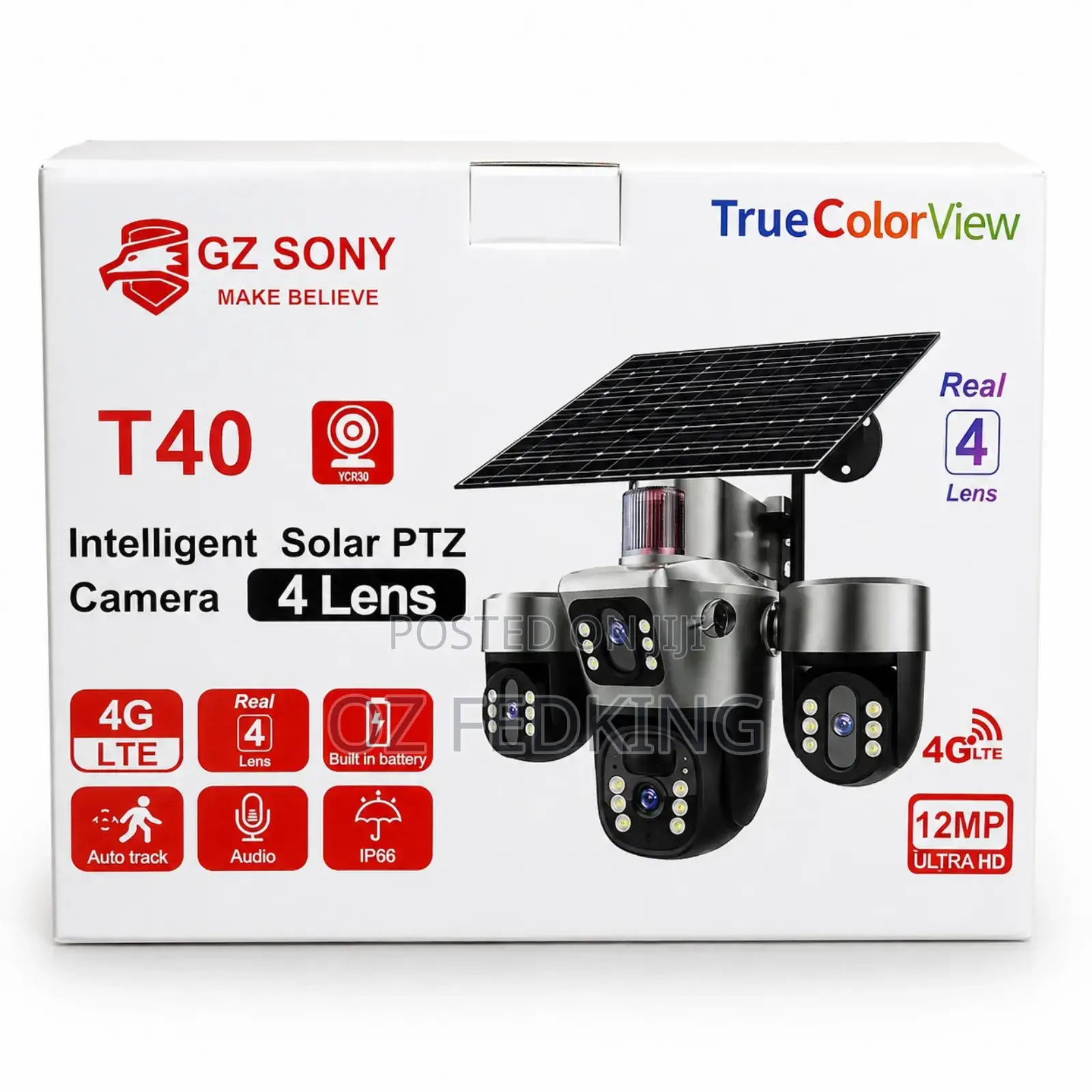 4lens V380 Ai Solar Camera