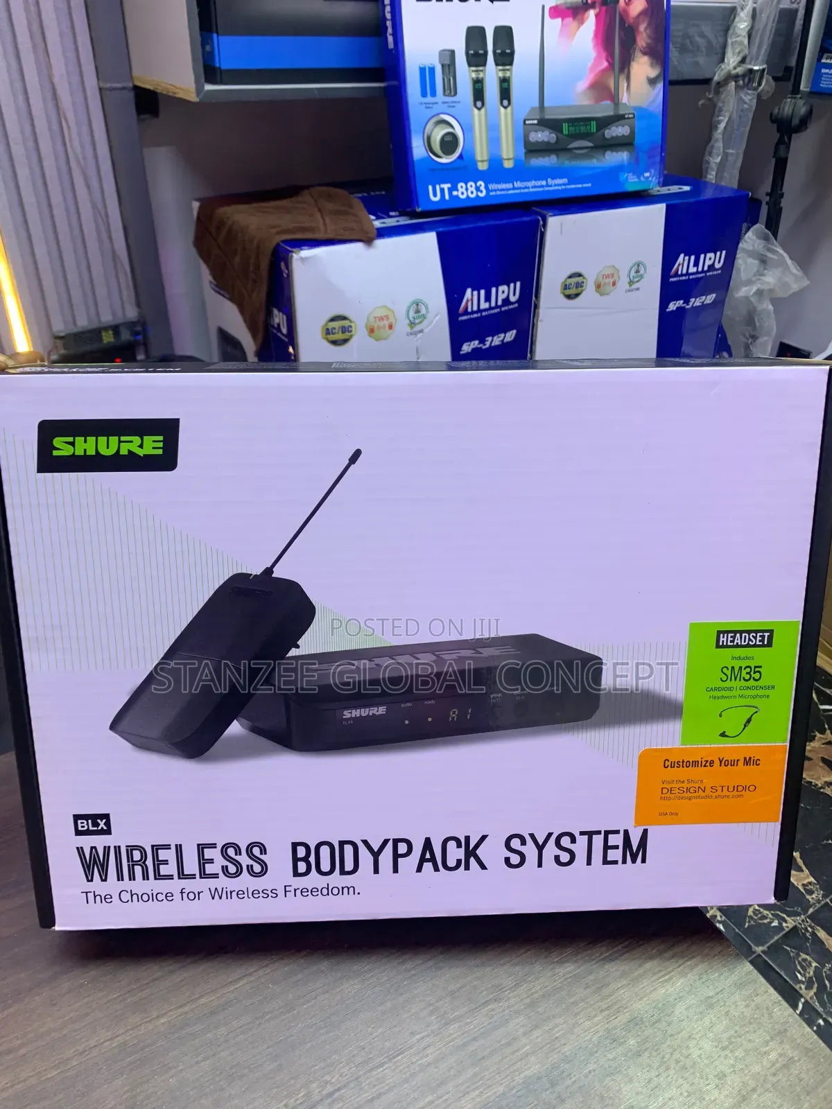 Shure BLX Wireless Bodypack Microphone System