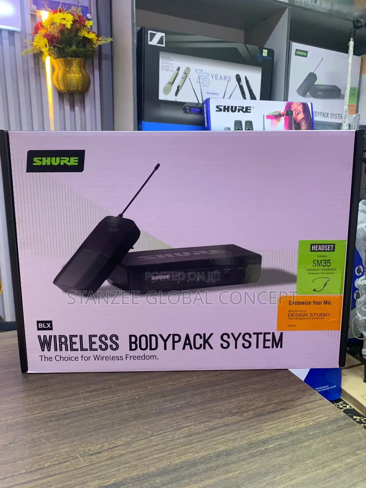 Shure BLX Wireless Bodypack Microphone System