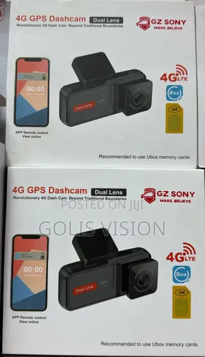 GZ Sony 4G GPS Dashcam Dual-Lens Vehicle Security Camera System