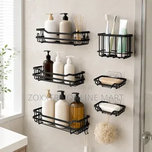 6-in-1 Bathroom Shelf Organizer Set