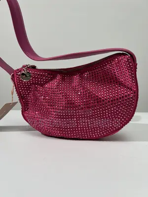 Fiorelli Hot Pink Rhinestone Crystal Shoulder Bag