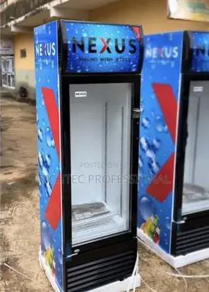 Commercial 1-Door Vertical Display Showcase Fridge / Drink Cooler