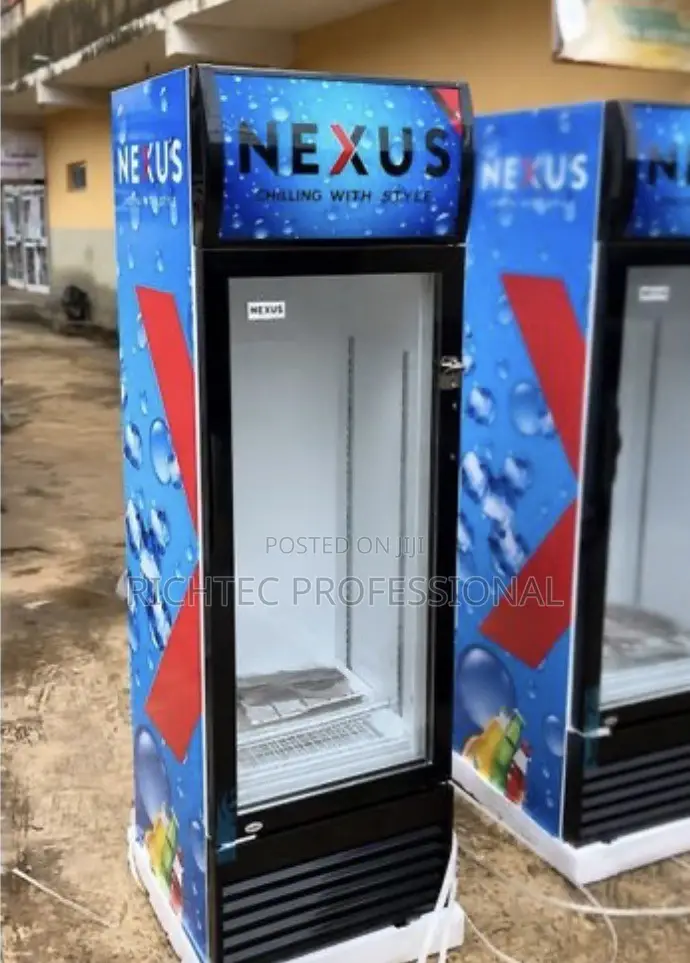 Commercial 1-Door Vertical Display Showcase Fridge / Drink Cooler