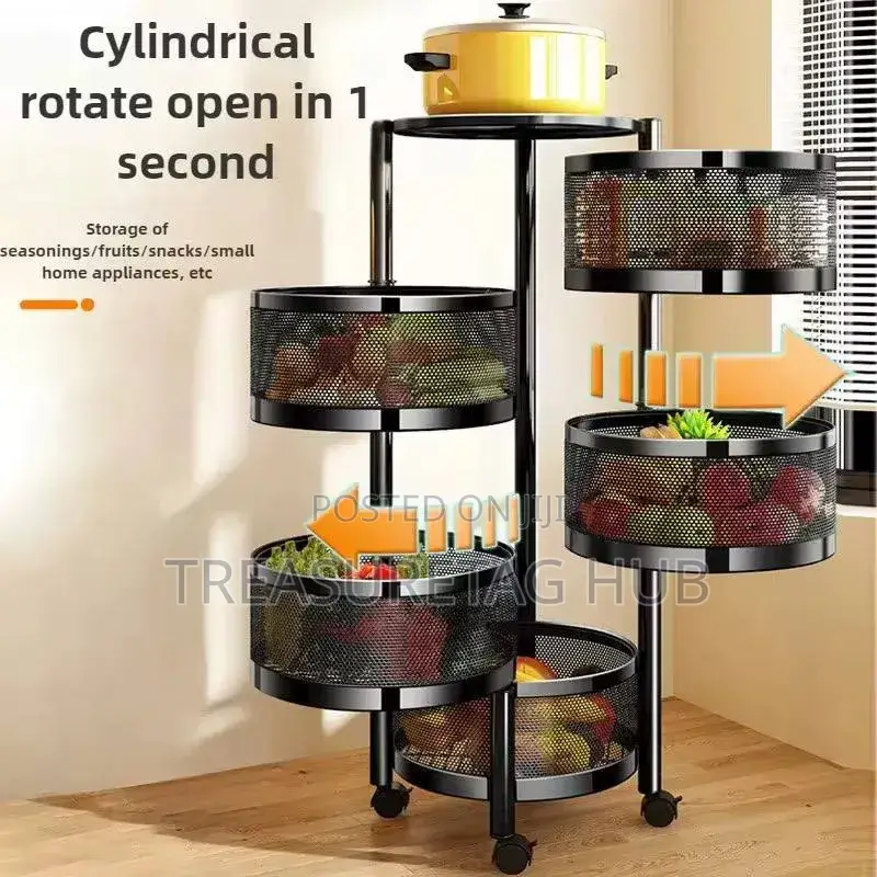 5 Layer Kitchen Trolley