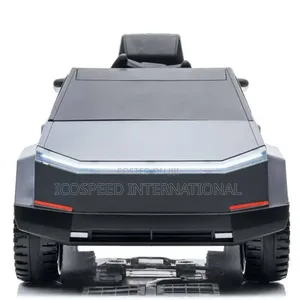 Grey Cybertruck Electric Children Car With Bluetooth Remote. Age 1-5