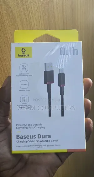 Baseus Dura Charging Cable USB-A to USB-C 60w