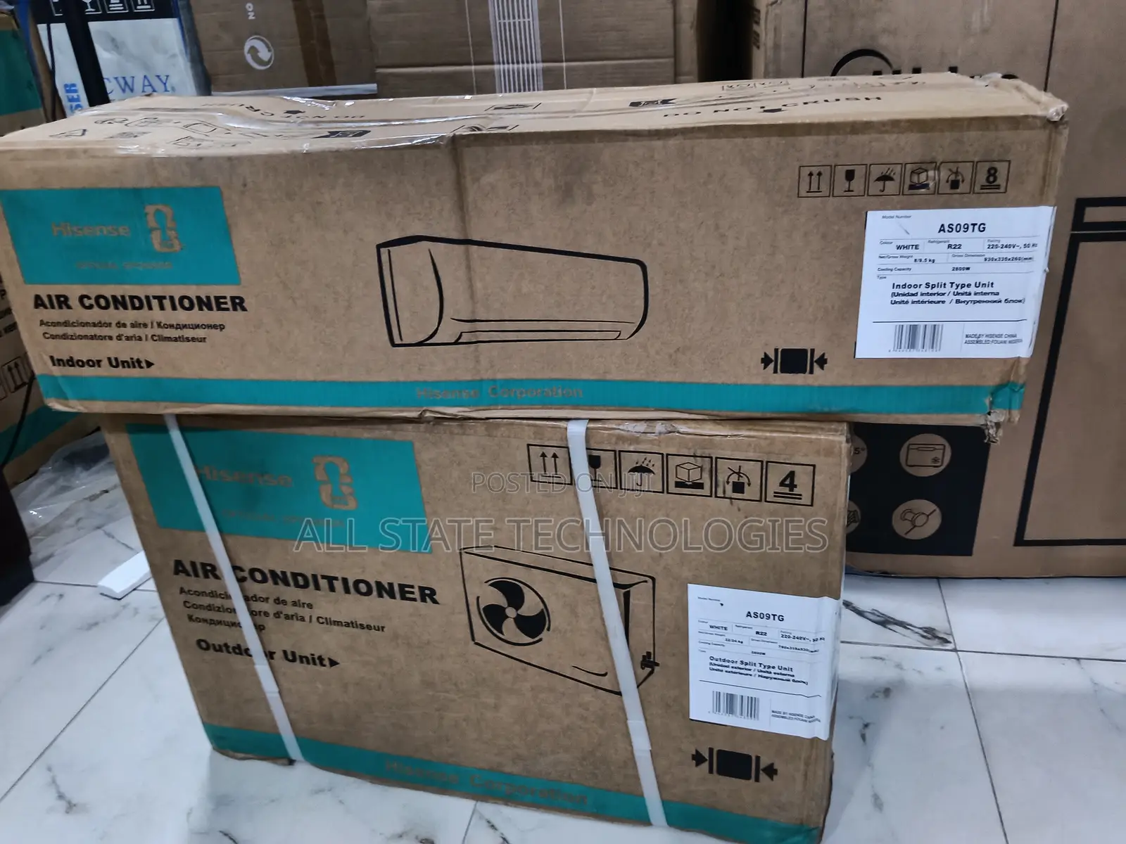 1HP Wall-Mounted Split AC – HISENSE