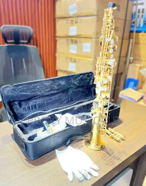 Gold Lacquer Yamaha Soprano Saxophone