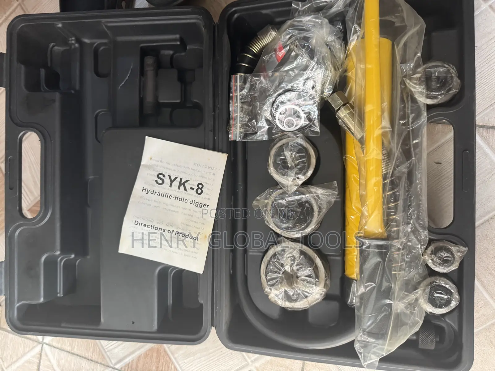 Heavy-Duty Hydraulic Hole Punching Tool – SYK-8
