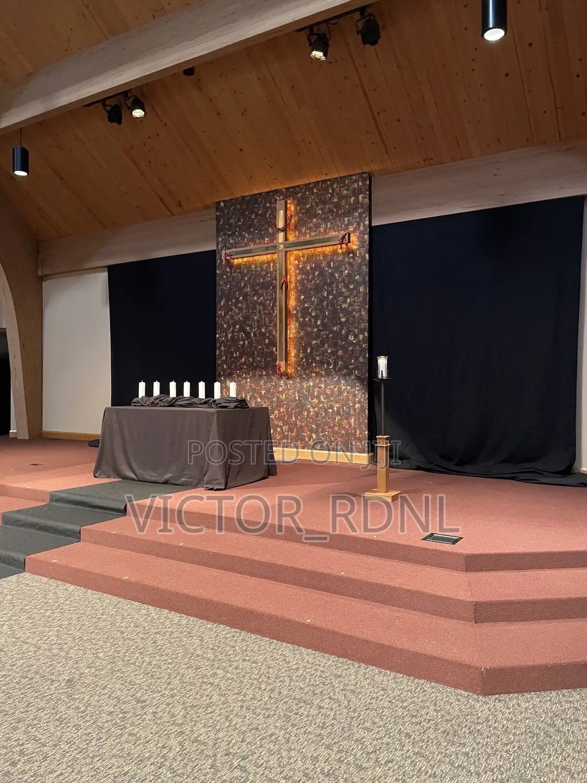 Well Built Altar Wall to Wall Floor Rug