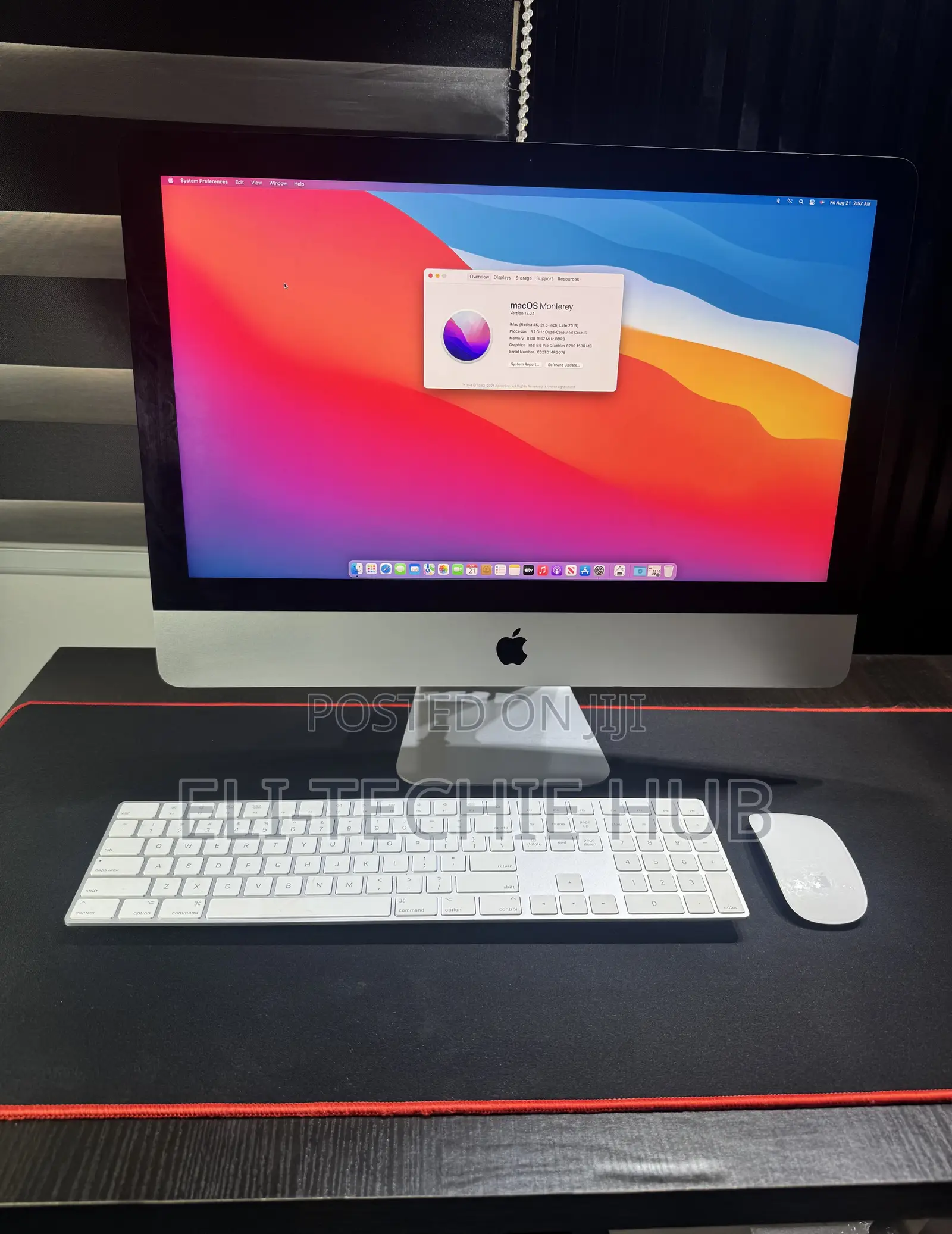 Desktop Computer Apple iMac Pro 8GB Intel Core i5 HDD 1T