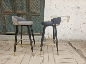 Luxury Modern Bar Stool – Gold Black