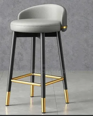 Luxury Modern Bar Stool – Gold Black