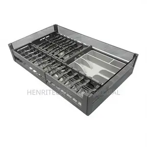 Multi Layer Cabinet Pull Out Drawer 2 Tier Sliding Dish Rack