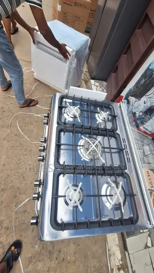 Semi Industrial Nexus Gas Cooker 5 Burners With Oven Automatic 2Yrs