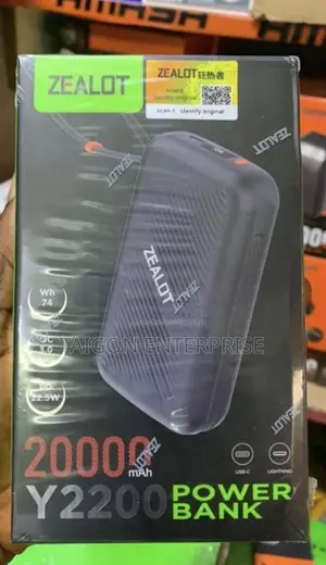 Zealot Y2200 (20,000 Mah) Fast Charge Powerbank