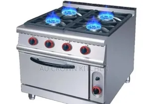 4 Burner Gas Cooker With Oven
