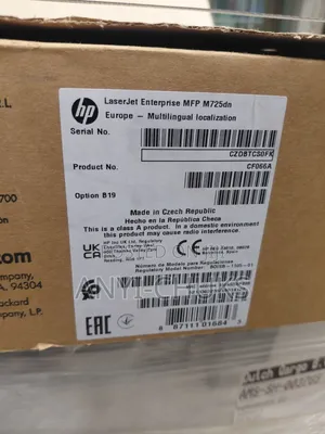 HP Laserjet Enterprise MFP M725dn Printer