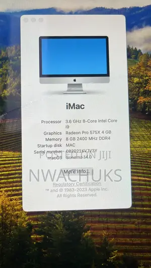Desktop Computer Apple iMac 16GB Intel Core i9 SSD 640GB