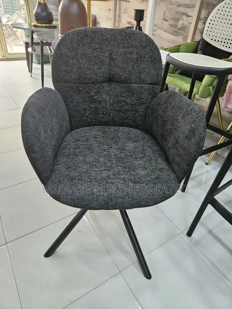 Modern Grey Accent Armchair