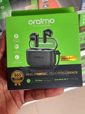 Oraimo SpaceBuds Air 2 (OTW-325S) - HavyBassTM AI Translation
