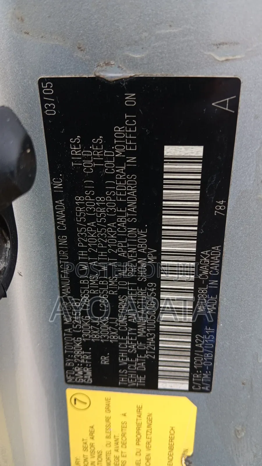Lexus RX 2005 Silver