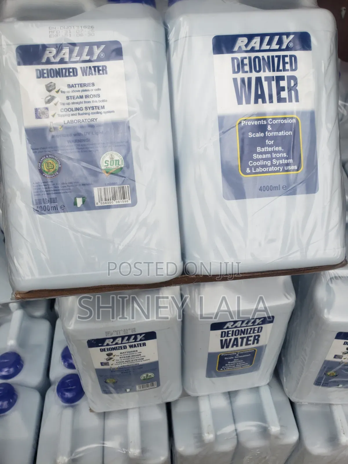 Distilled Water 4pcs in a Pack