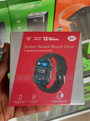 Itel Smartwatch Storm Ultra (ISW-O23) – IP68 Waterproof BT Calling