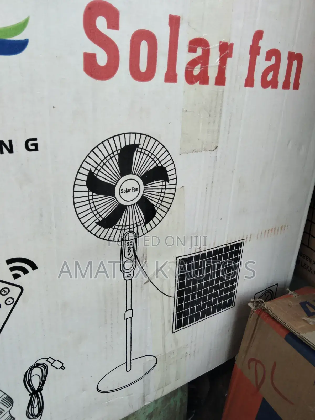 Solar Standing Fan