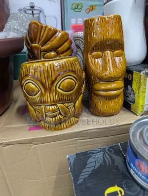Ceramic Tiki Mug