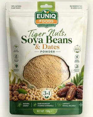 Tiger Nuts, Soya Beans and Dates Powder