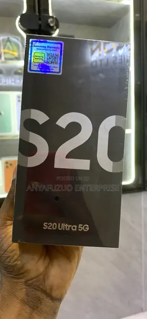 New Samsung Galaxy S20 Ultra 5G 128 GB Gray