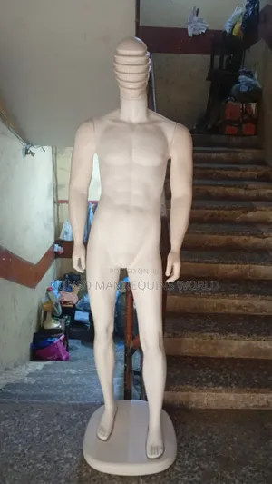 Robot Head Male White Plastic Display Mannequin
