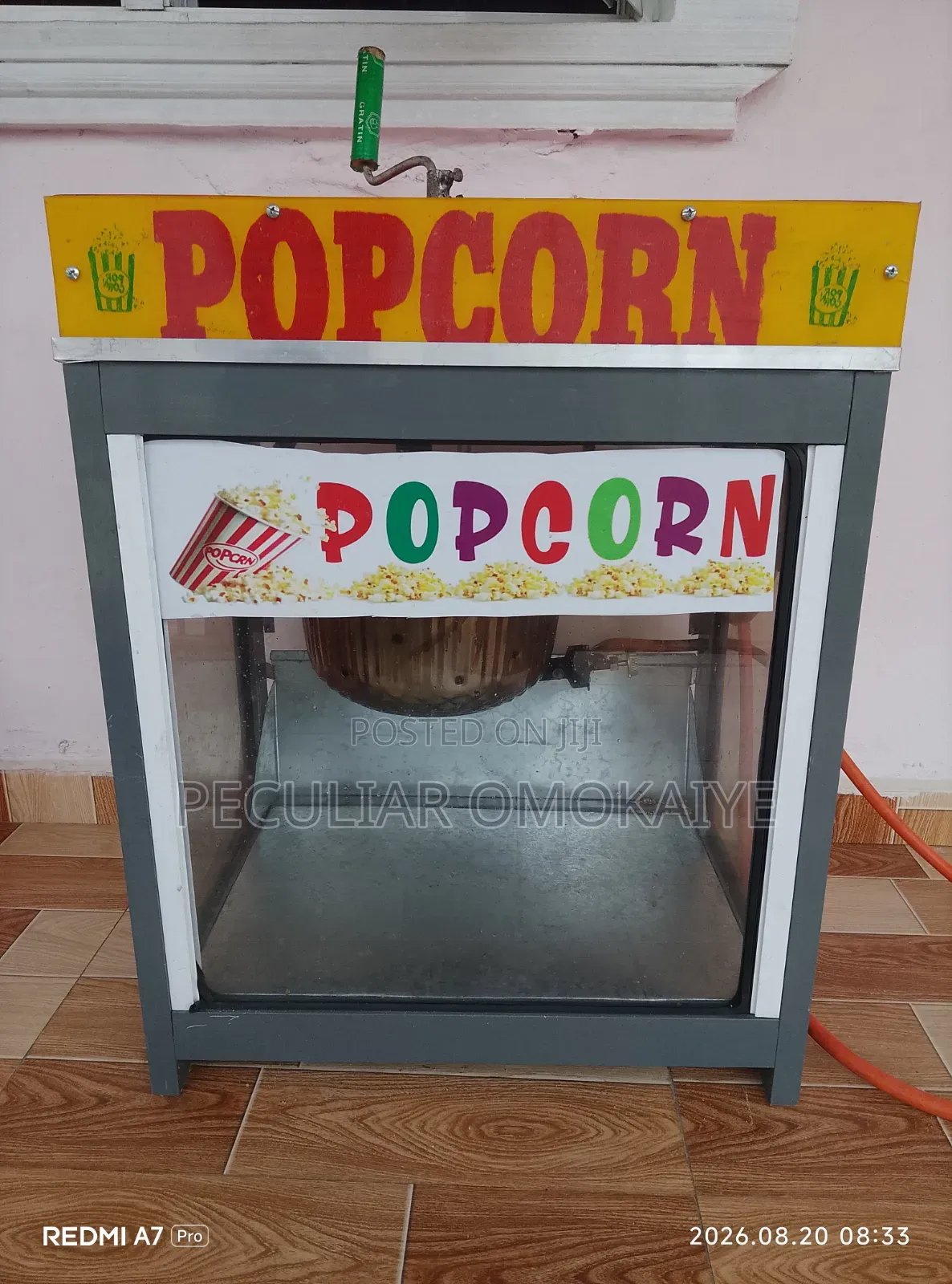 Gas Popcorn Machine