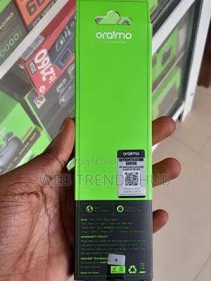 Oraimo Braid Type-C to Type-C Cable 1M (OCD-152CC) – 60W Fast Charging