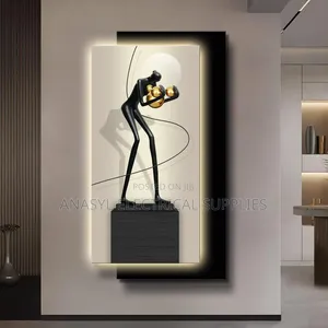 Modern Abstract Figure Wall Art LED Lamp