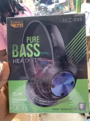 AKZ Pure Bass Wireless Over-Ear Headset