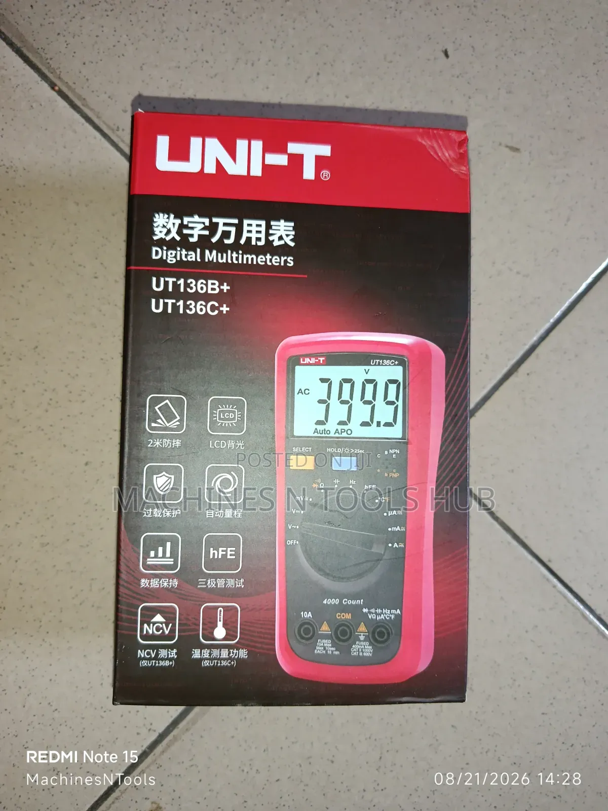 UNI-T UT136C+ Digital Multimeter