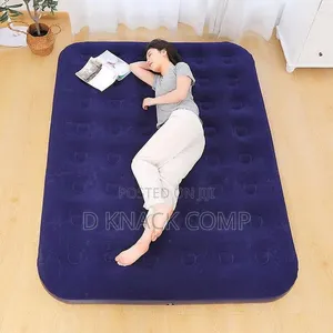 Family Portable TPU Air Mattress Indoor Outdoor Air Bed 191*137cm