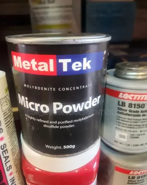 500-Gram Can of Metal Tek Molybdenite Concentrate Micron-Sized Powder