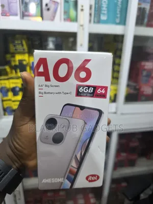 New Itel A06 64 GB Black