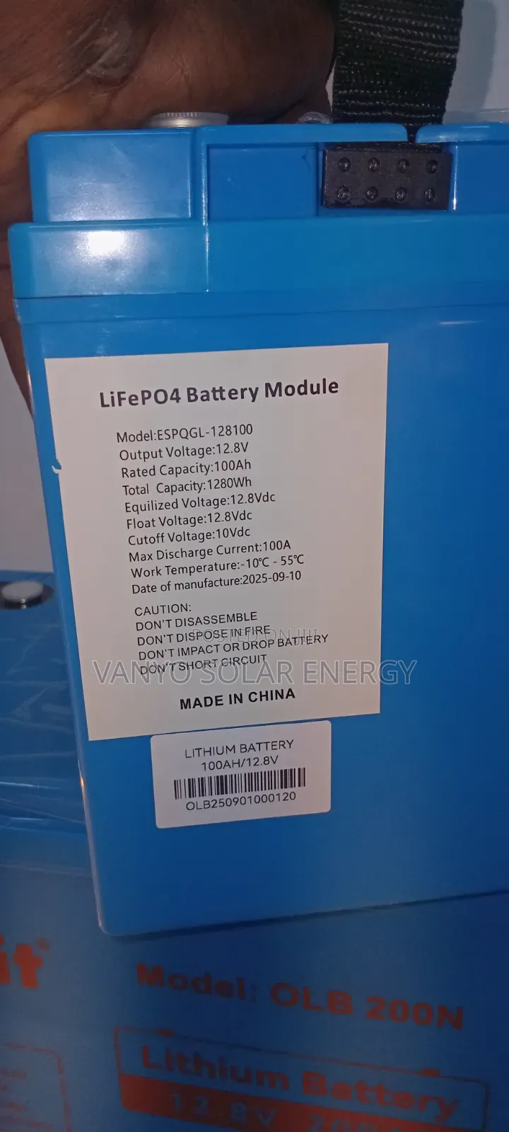 1.2kw Lithium Battery
