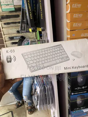 K-03 2.4 GHz Mini Wireless Keyboard and Mouse Combo.