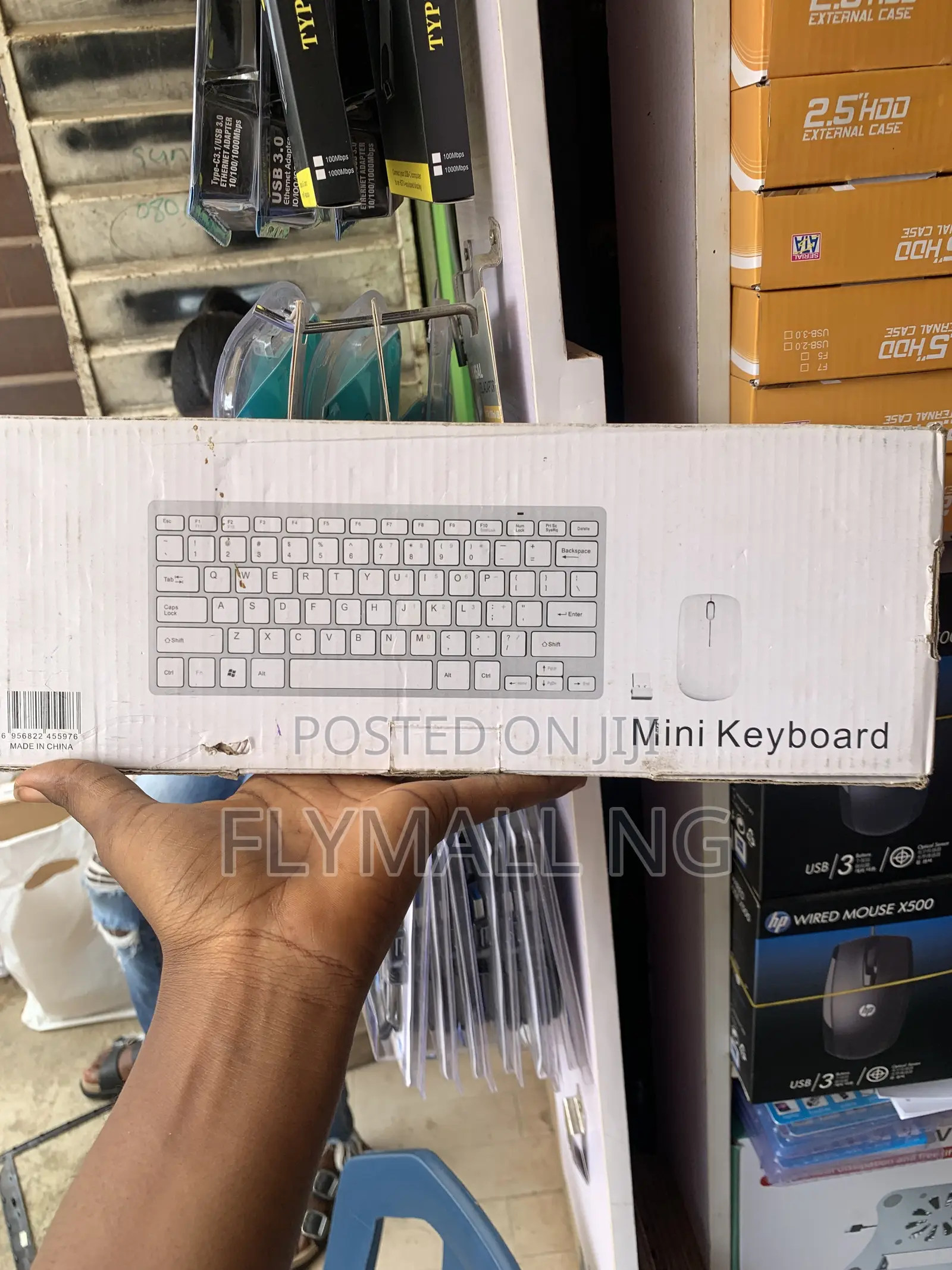 K-03 2.4 GHz Mini Wireless Keyboard and Mouse Combo.